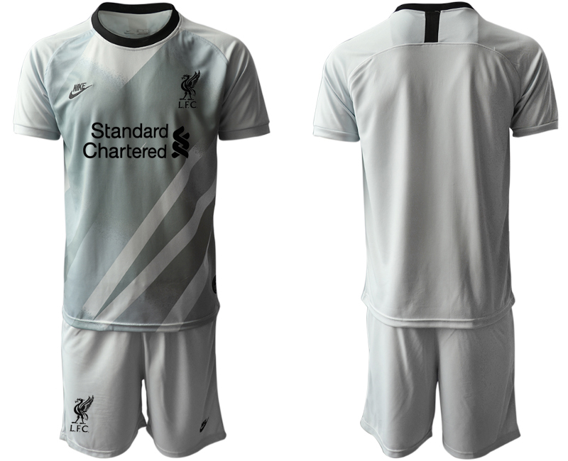 Men 2020-2021 club Liverpool goalkeeper grey Soccer Jerseys